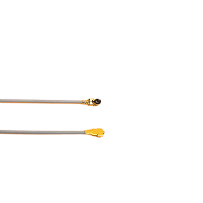 Maschio di UFL al connettore maschio di UFL con il cavo della treccia rf di grey del micro 1,13