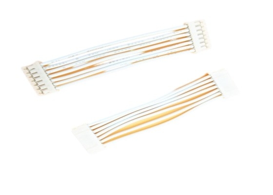 Cablaggio su ordinazione bianco del cavo UL1007 ogni fermaglio del lato PHR-7 Pa66 pH 2.0mm
