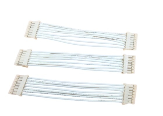 Cablaggio su ordinazione bianco del cavo UL1007 ogni fermaglio del lato PHR-7 Pa66 pH 2.0mm