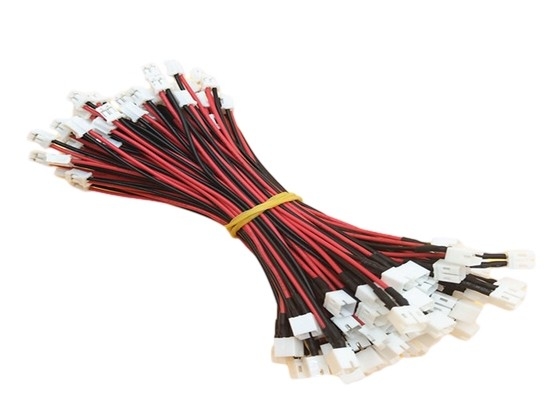 Rosso ed annerisca 26 il maschio su ordinazione di Jst il pH 2PIN del cablaggio del cavo dell'AWG al cavo femminile della spina