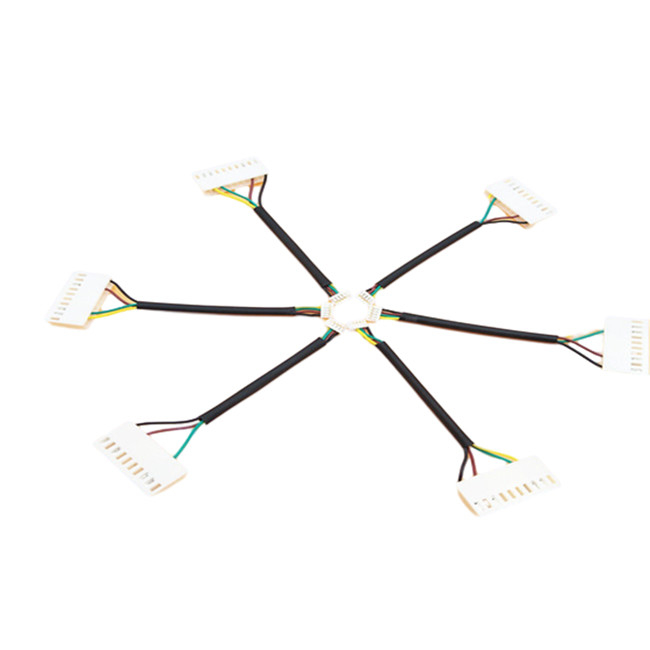 10pin stampa weldding del PWB del molex 2510 (22-01-1102) 2.54mm al cablaggio del cavo del molex 51021