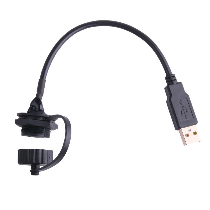 L'USB 2.0 un fermaglio con lo schermo ed il cappuccio all'USB 2.0 un usb cabla su misura