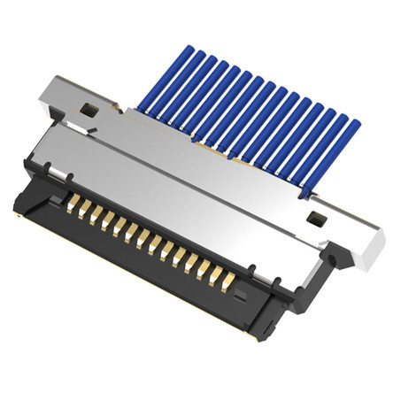 Assemblaggio di cavi coassiali micro 20345-015T-32R con 15 perni, con un passo di 0,4 mm e un tipo di accoppiamento orizzontale microcoasso