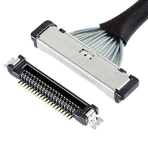 CABLINE SS Micro cavo coaxiale 20380 50P connettore I-PEX 20380-050T-06 Lvds 0,4 mm di passo