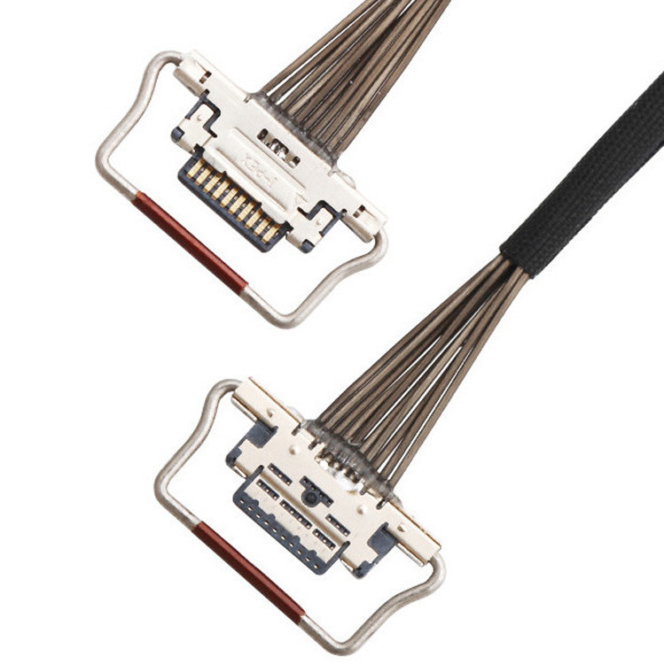 Fabbrica 10 Pin Micro Cable Coaxial 0.4mm Pitch 20633-310T-01S Lvds per telecamere termiche