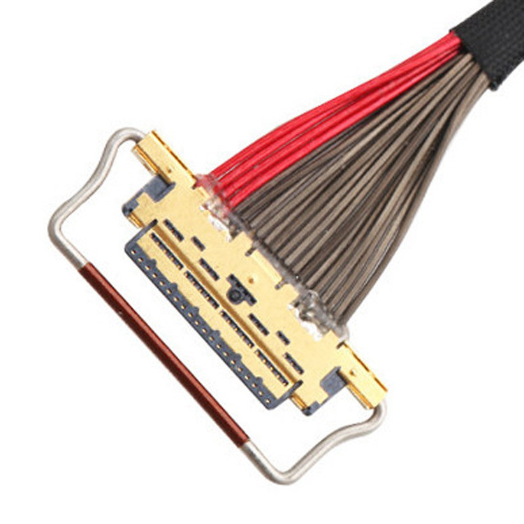 Fabbrica UL EDP LVDS Cavo coaxiale I PEX 0,4 mm Pitch 20633-220T-01S 20 pin