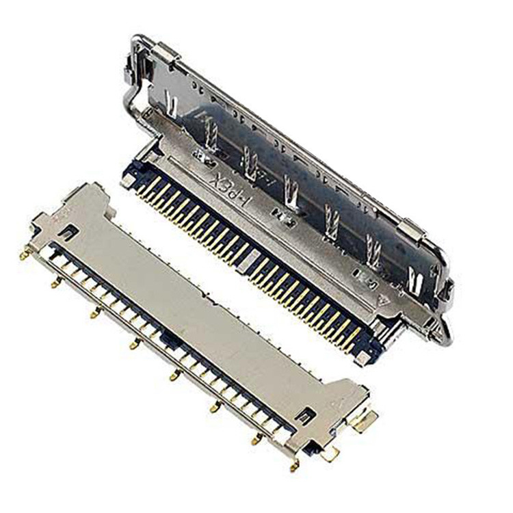 Tipo di accoppiamento orizzontale connettore micro-coassiale connettore Lvds tipi di connettore Lvds 40 pin 20977-040T 040E 01