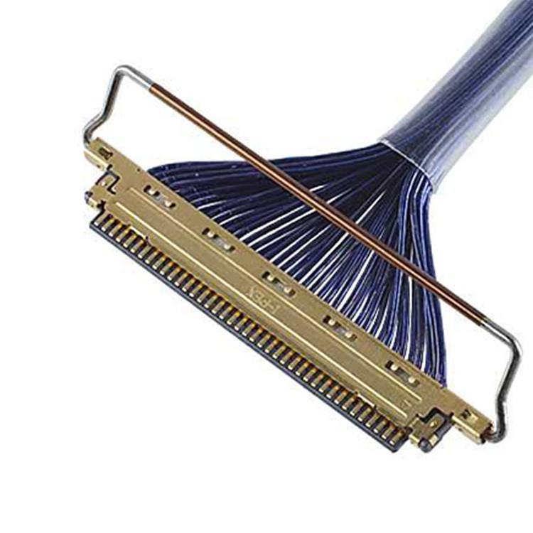 Tipo di accoppiamento orizzontale Micro-Coaxial CABLINE-VS 20453 20454 20455-240T A40E-76 2574 2576-0402 Cavo coaxial 0,4 mm Pitch