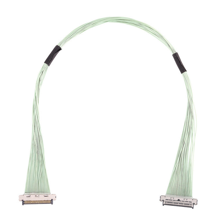 Collegatore per cavi coassiali micro KEL USL20 30SS con passo di 0,4 mm, connettore IDC