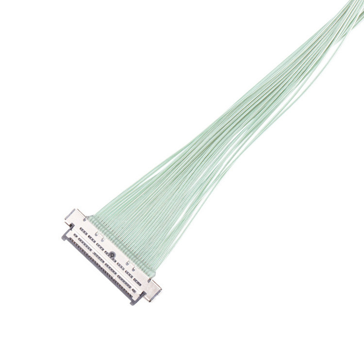 Collegatore per cavi coassiali micro KEL USL20 30SS con passo di 0,4 mm, connettore IDC