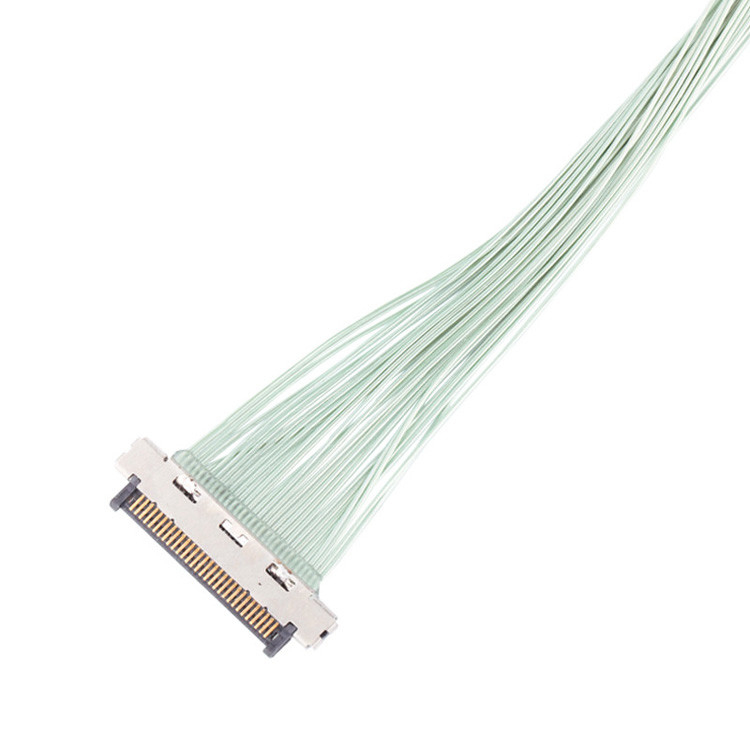 Collegatore per cavi coassiali micro KEL USL20 30SS con passo di 0,4 mm, connettore IDC