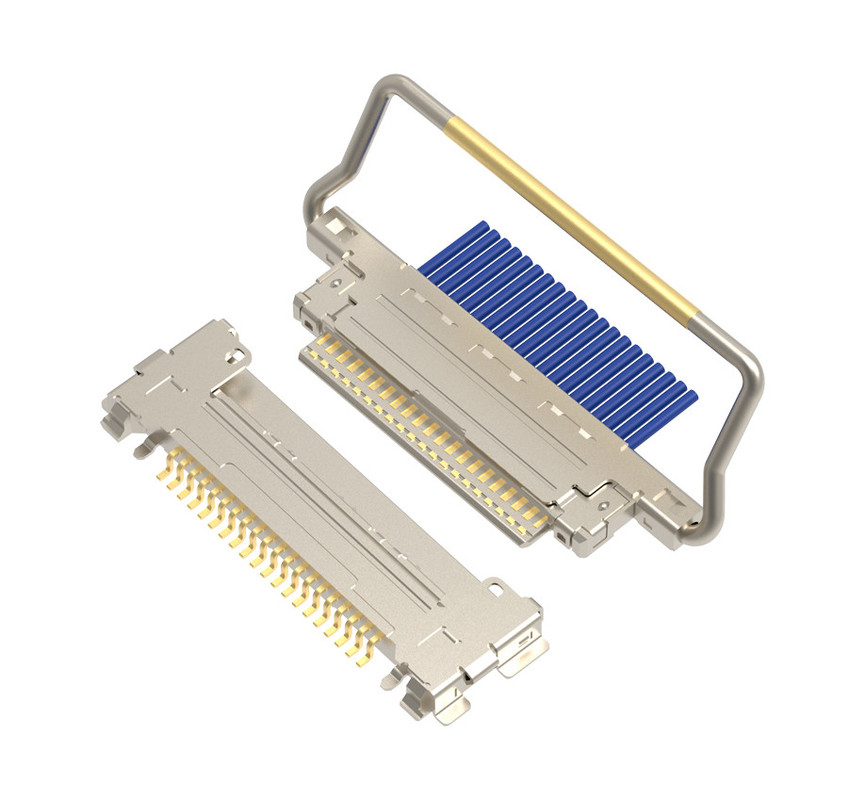 Micro cavo coassiale di CABLINE-CA 20pin 20633-220T-01S un passo da 0,4 millimetri, tipo accoppiamento orizzontale connettore Micro-coassiale