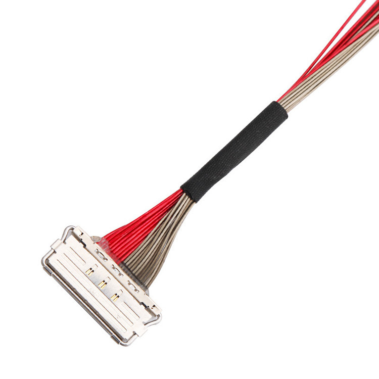 Fabrica Custom I-PEX 20679-020T-01 0,4 mm Pitch 20 Pin LVDS Cavo coaxiale 220 mm