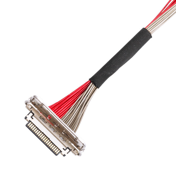 Fabrica Custom I-PEX 20679-020T-01 0,4 mm Pitch 20 Pin LVDS Cavo coaxiale 220 mm