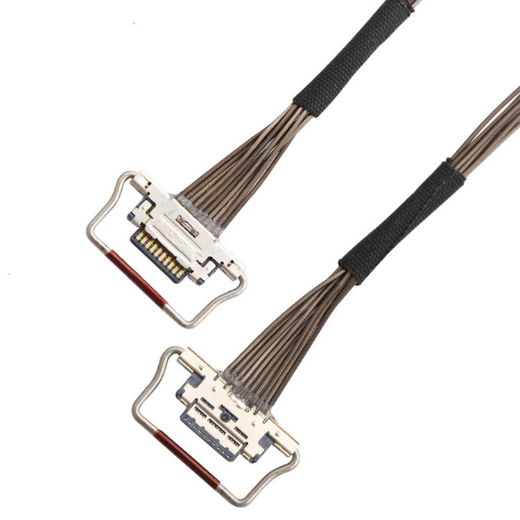 10 pin EDP I-PEX Cavo LVDS coaxial 0.4mm Pitch 20633-310T-01S 38AWG