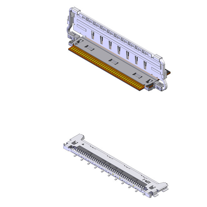 Direzione di accoppiamento I-PEX orizzontale 20856-050T-01 FFC Cavo coaxiale 50P 0,4 mm Pitch OEM/ODM personalizzato