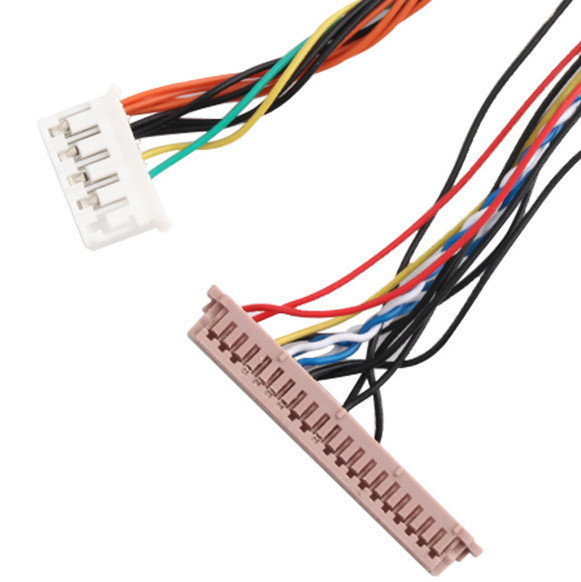 ISO14001 Lvds Lcd Cable Assembly 20453-230T a PH2.0 PHR-6P 1255H-2