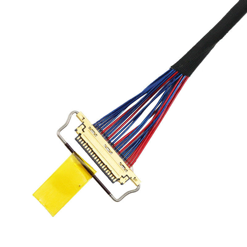 0.5mm Pitch 20453-220t-03 Lvds Assemblaggio di cavi Df19g-20s To I-Pex ISO14001
