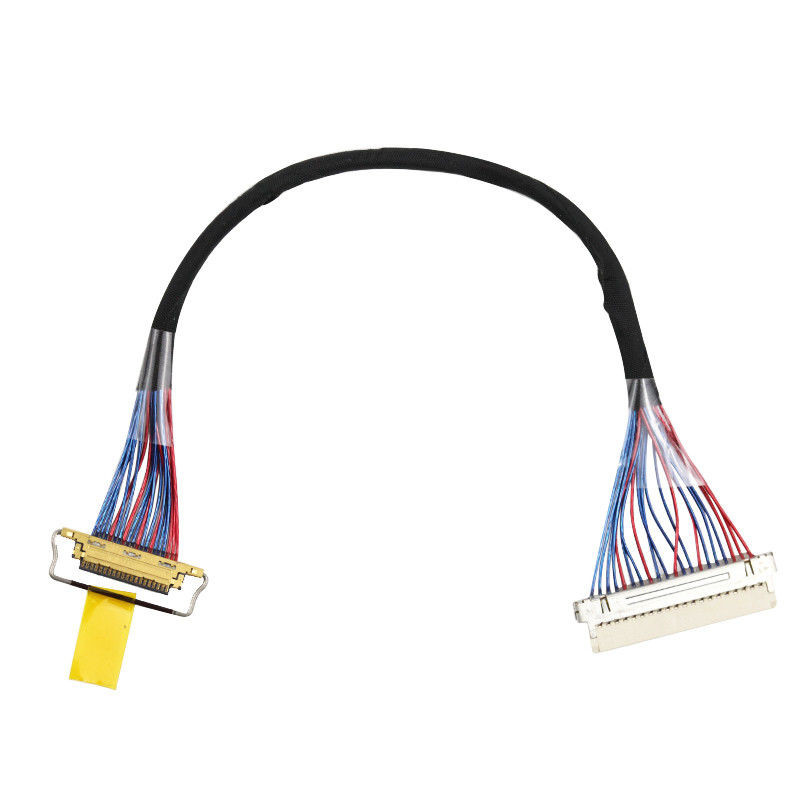 0.5mm Pitch 20453-220t-03 Lvds Assemblaggio di cavi Df19g-20s To I-Pex ISO14001