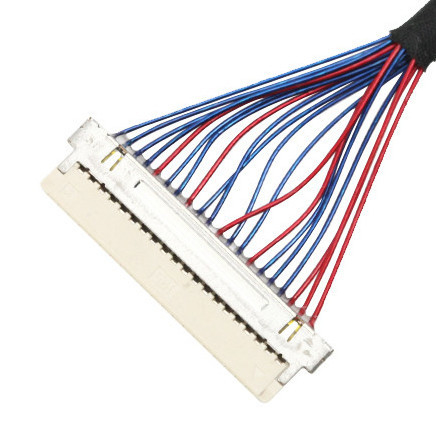 0.5mm Pitch 20453-220t-03 Lvds Assemblaggio di cavi Df19g-20s To I-Pex ISO14001