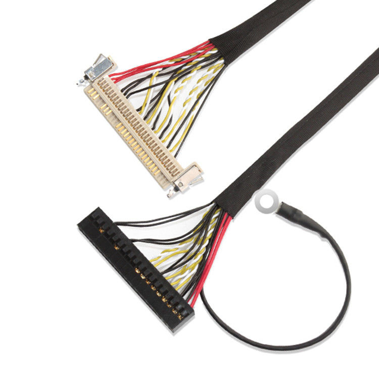 30 pin LVDS Cable Assembly, 51 pin FI X30HL-B Lvds Cable per il pannello LCD