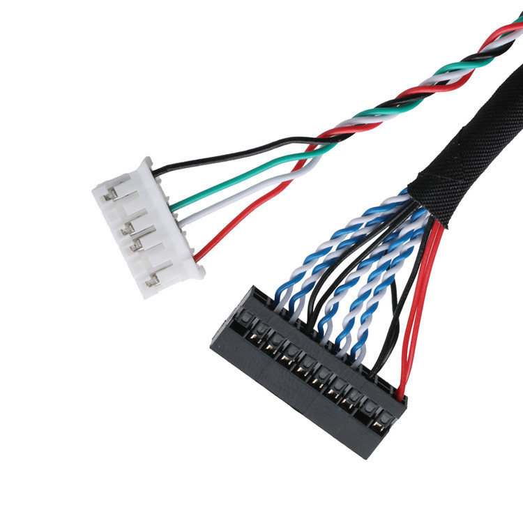 Connettori di cavi LVDS Trasferimento dei dati del segnale da DF14-20P-1.25H al connettore PH2.0-6P e terminale DH2.0-T