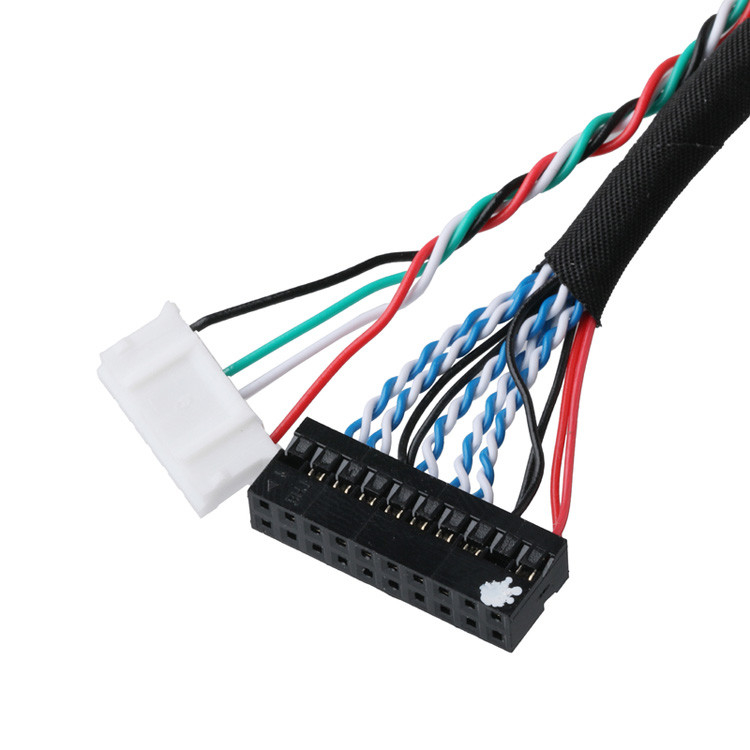 Connettori di cavi LVDS Trasferimento dei dati del segnale da DF14-20P-1.25H al connettore PH2.0-6P e terminale DH2.0-T