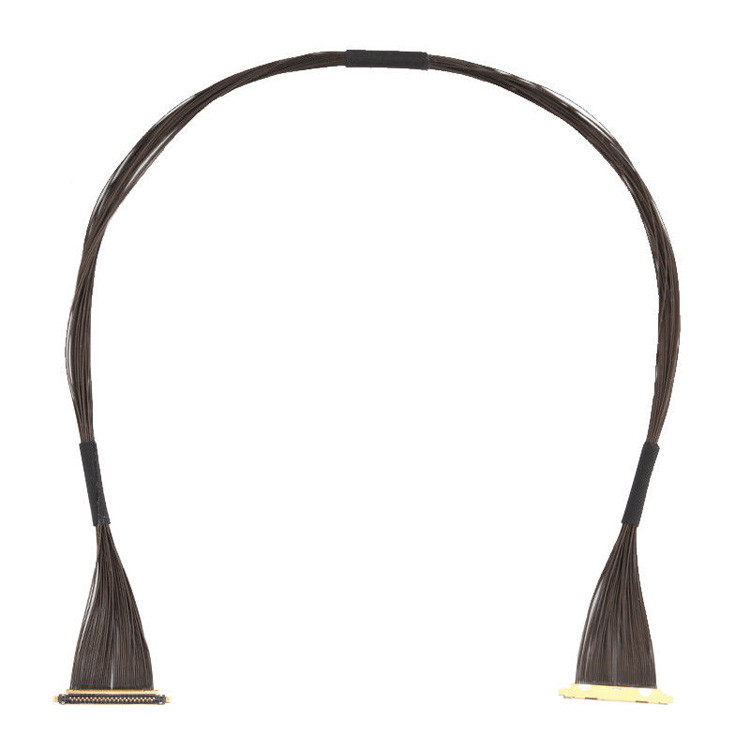IPEX CABLINE®-UX II 40P UL11130 46AWG Assemblaggio di cavi coassiali micro I-PEX 20531-040t-02 IDC Forming OEM/ODM