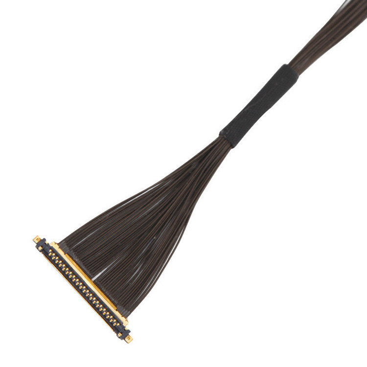 IPEX CABLINE®-UX II 40P UL11130 46AWG Assemblaggio di cavi coassiali micro I-PEX 20531-040t-02 IDC Forming OEM/ODM