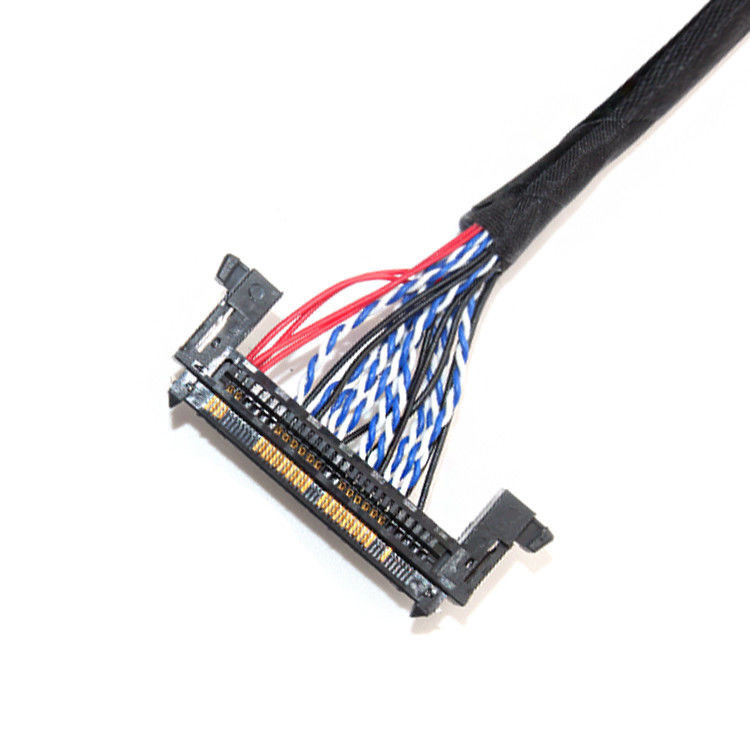Assemblaggio di cavi LCD LVDS 1.0mm Pitch JAE Fix-30ssl-Hf To  DF13 EDP 26AWG