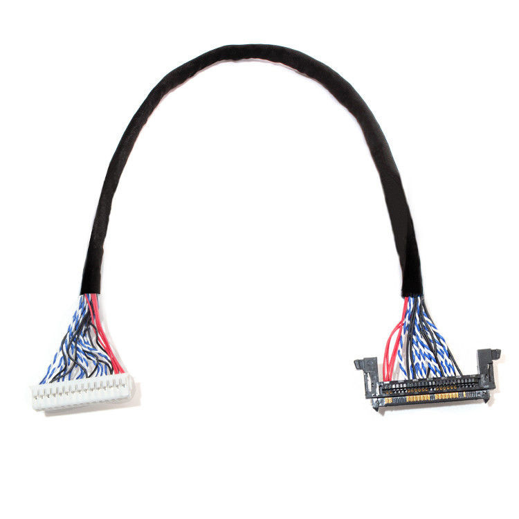 Assemblaggio di cavi LCD LVDS 1.0mm Pitch JAE Fix-30ssl-Hf To  DF13 EDP 26AWG