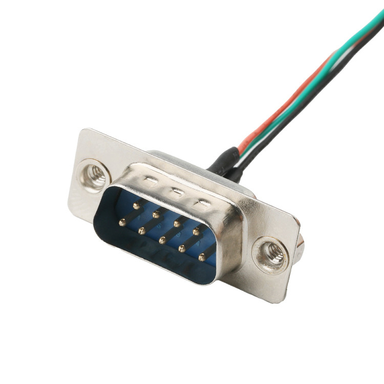 DB 9P LVDS Assemblaggio di cavi D-SUB-9P Maschio saldatore a MX1.25mm 4Pin Wire Connector OEM / ODM