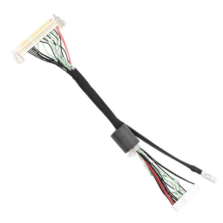 L'assemblaggio dell'imbracatore LVDS si estende da JAE FI-X30HL a Molex 501189-4010-40P