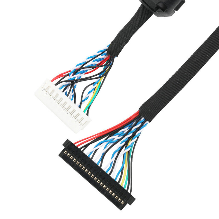Un gruppo di cavi LVDS EDP da JST PHDR-20V a JAE FI-S20S
