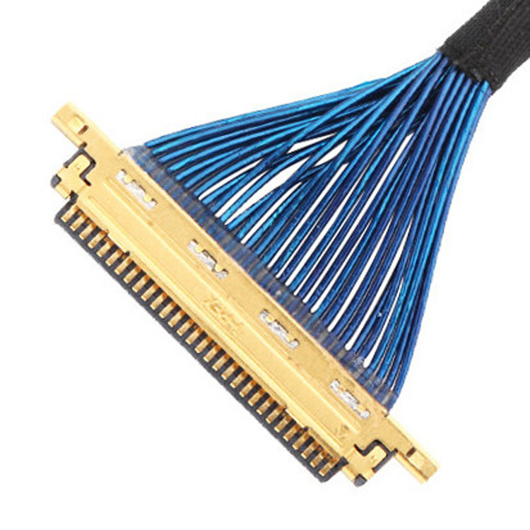 Micro coassiale 20453-030T a 20453-030T LVDS assemblaggio di cavi EDP 0,5 mm Pitch