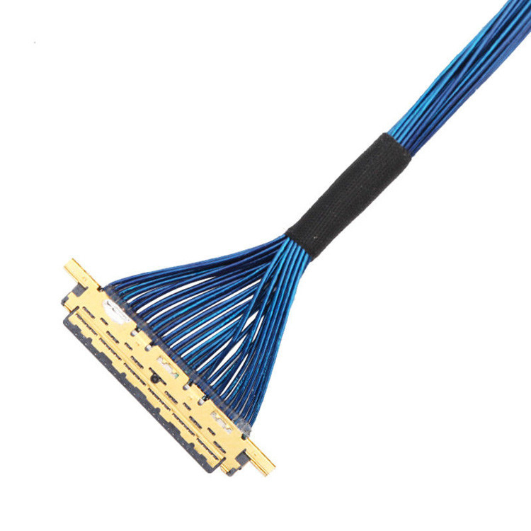 Micro coassiale 20453-030T a 20453-030T LVDS assemblaggio di cavi EDP 0,5 mm Pitch