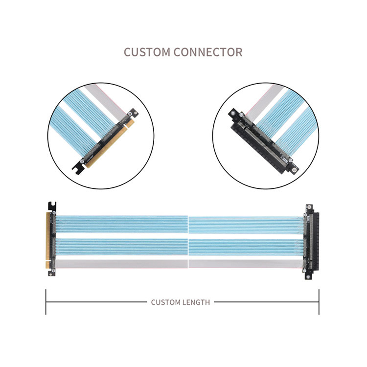 PCB Cavo coassiale estremamente sottile PCIE Grafica Computer Grafica scheda grafica Cable di estensione adattatore
