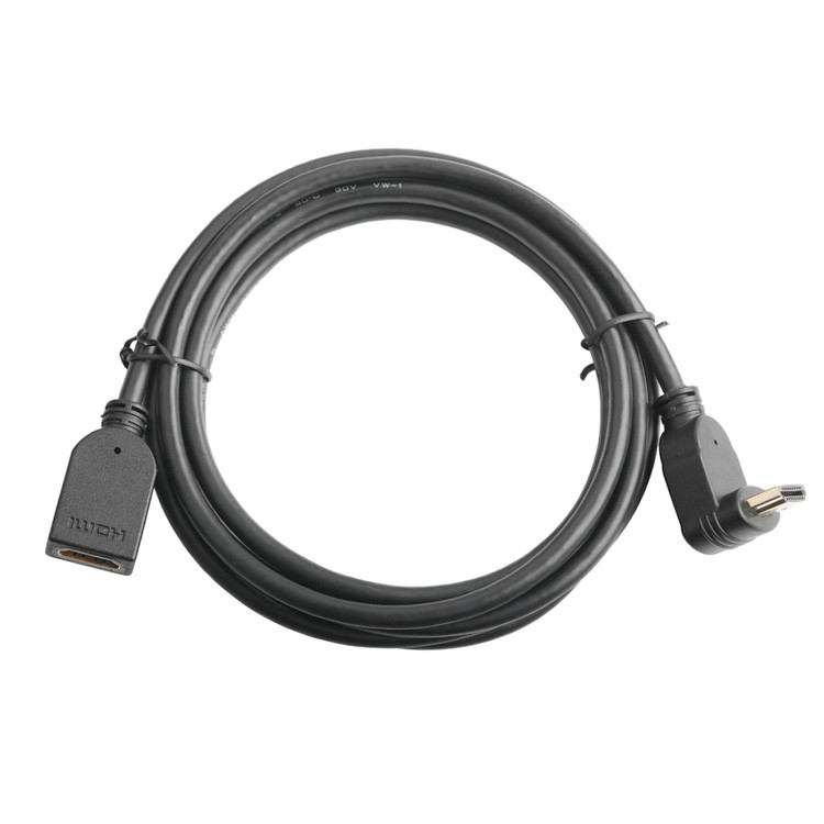 Assemblaggio di connettore HDMI-A verticale maschile a cavo LCD HDMI femminile a 19 pin