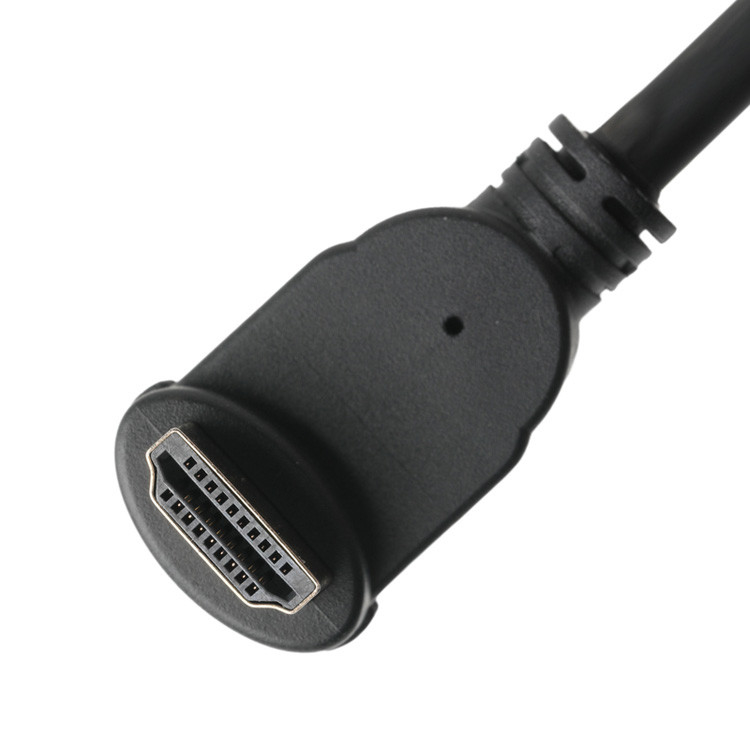 Assemblaggio di connettore HDMI-A verticale maschile a cavo LCD HDMI femminile a 19 pin