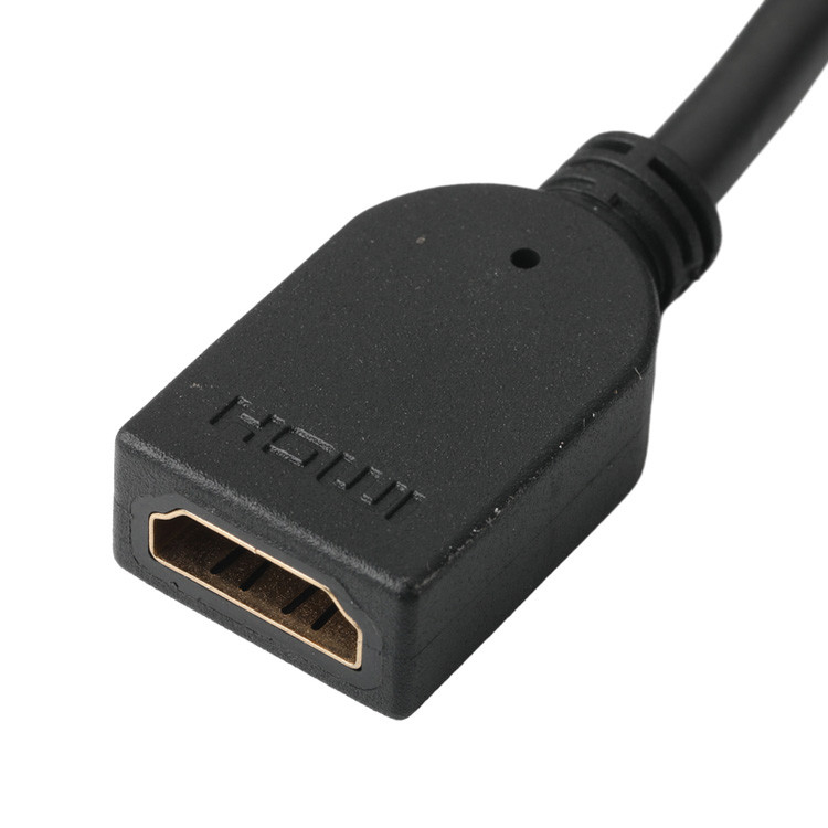 Assemblaggio di connettore HDMI-A verticale maschile a cavo LCD HDMI femminile a 19 pin