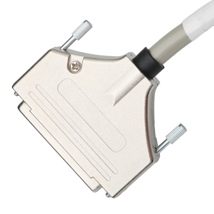 Hd D Sub Db50 Cassa di lega di zinco nichellata a D-Sub Mdr Plug Od 90mm