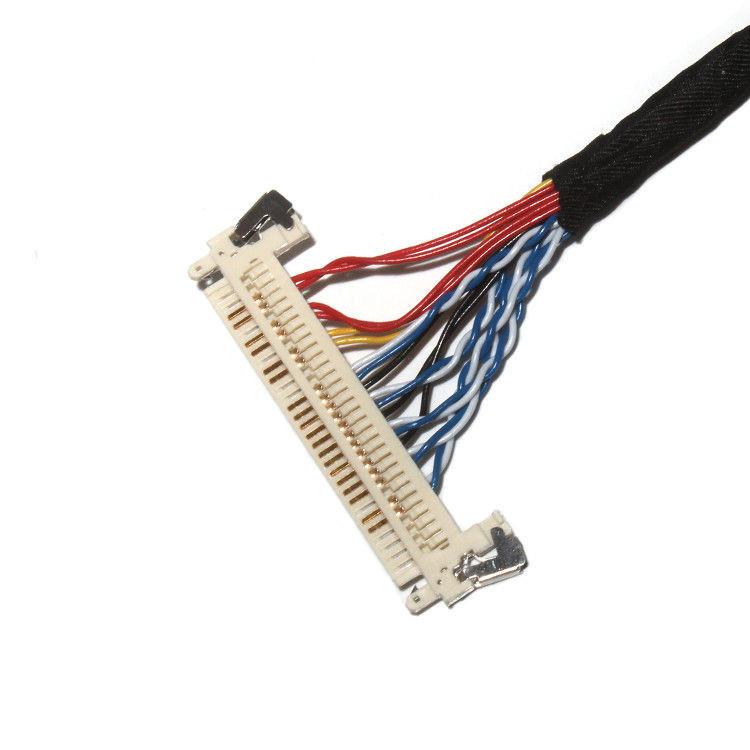 Personalizzare lunghezza 2,0 mm Pitch Lvds Cable Assembly 30 Pin IPEX DF11-24DS-2C A FI-X3OHL OEM/ODM