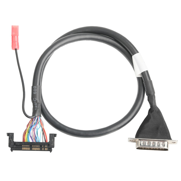 Assemblaggio di cavi LVDS OEM/ODM Da JAE FI-RE51HL 51-Pin a HD-SUB 26-Pin Solder maschile UL 1007 20AWG