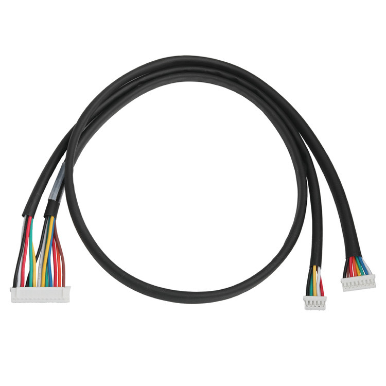 Assemblaggio di cavi OEM/ODM con un passo di 2,0 mm, per collegare i connettori JST PHR-14P a JST PHR-8P e JST PHR-5P