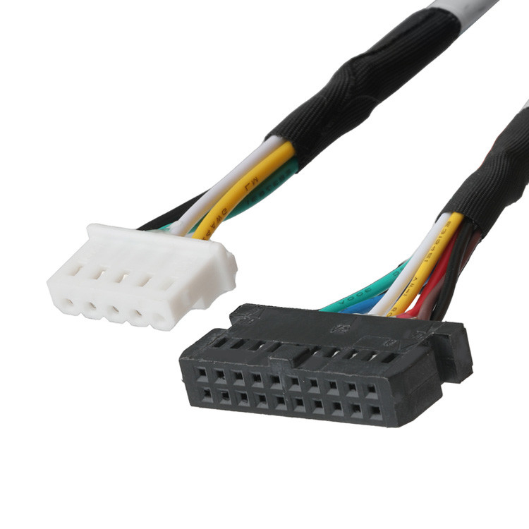 Cavo LVDS OEM/ODM da LHE PHSD 30P Pitch 2.0mm a A2545 20P Pitch 2.54mm, filo UL1007 24AWG, colore per pin-out
