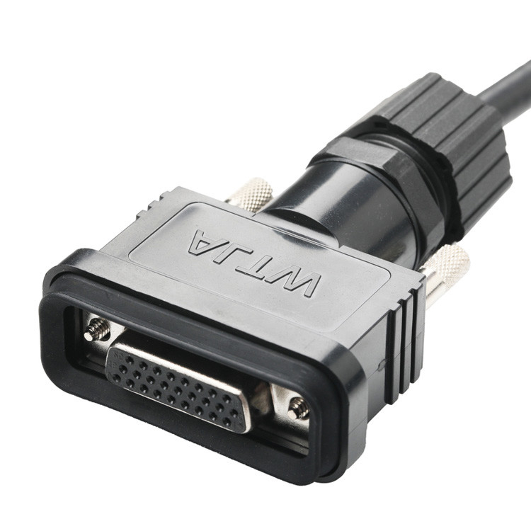 OEM/ODM Customized Length RoHS LVDS Cable Assembly da HDB-26BMMA-SL7001 Maschio a HDB-26BFFA-SL7001 Femminile