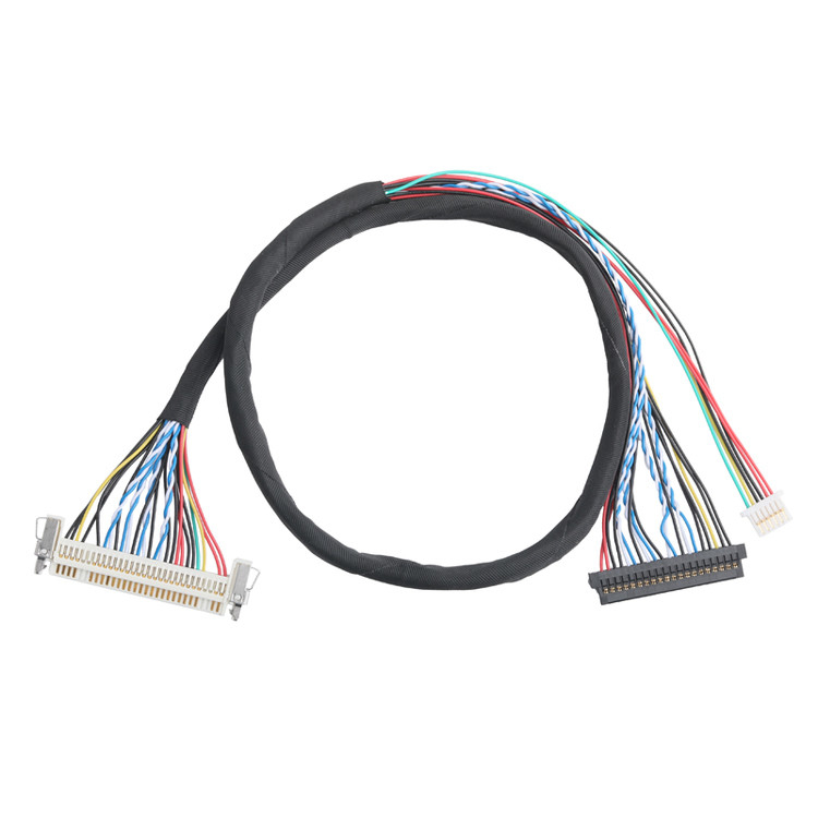 JAE FI-X30HL 30P 1,0 mm di passo al gruppo di cavi LVDS JAE FI-S20S 20P e SHLP-6P OEM / ODM
