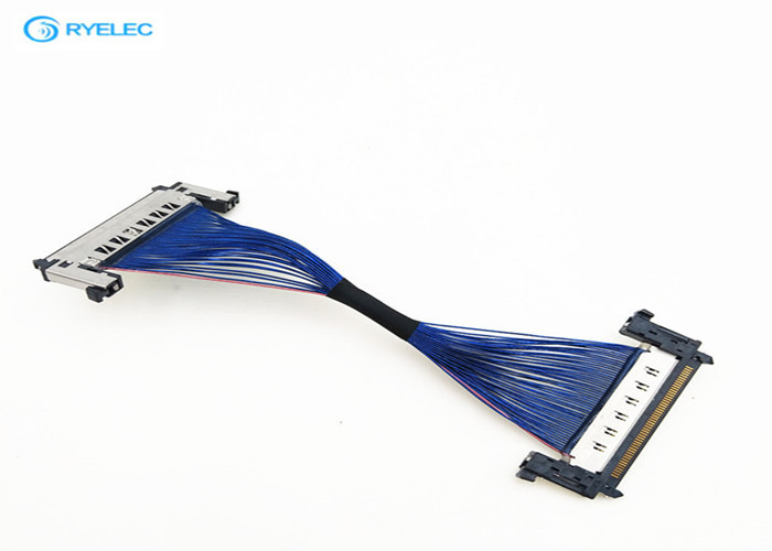 Cavo del connettore LVDS del passo del maschio 0.5mm, Hirose che alloggia il cavo blu dell'esposizione di LVDS fornitore