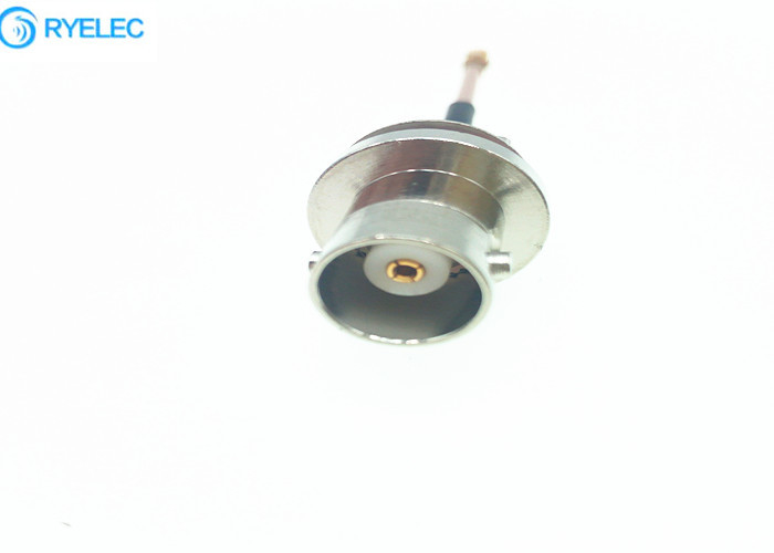Assemblaggio di cavi RF impermeabile IP67 BNC femmina posteriore bluhead a IPX UFL RG178 cavi a coda di rame placcati