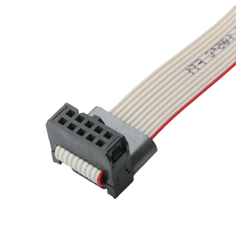 IDC FC-10Pin 2,54mm di passo UL2651 28AWG*10P Idc Flat Ribbon Cable 1,27mm di passo 10 Pin per OEM/ODM elettronico